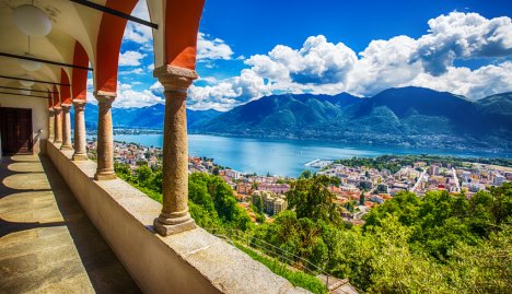 Locarno in der Schweiz