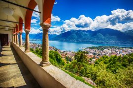 Locarno in der Schweiz